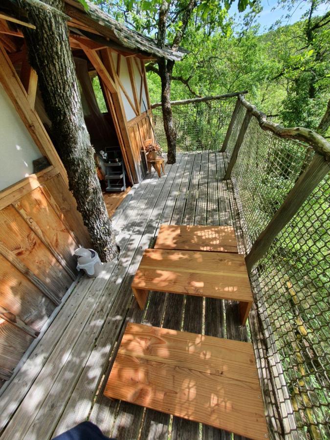 Cabane Dans Les Arbres - La Pagode Mechmont Exterior foto